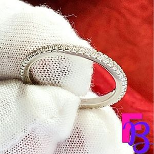 2MM CZ Womens Eternity/Anniversary Band